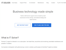 Tablet Screenshot of itsolver.net